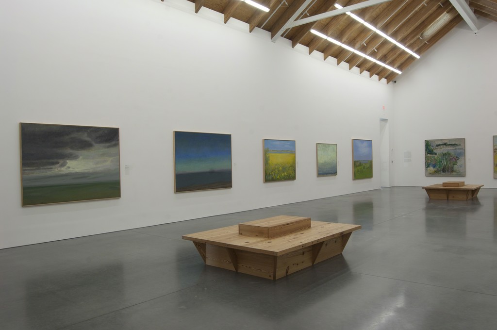 Installation view of "Jane Freilicher and Jane Wilson" See and Unseen" on view at the Parrish Art Museum, Water Mill, New York through January 18, 2016. Photo: Gary Mamay Installation view of "Jane Freilicher and Jane Wilson" See and Unseen" on view at the Parrish Art Museum, Water Mill, New York through January 18, 2016. Photo: Gary Mamay
