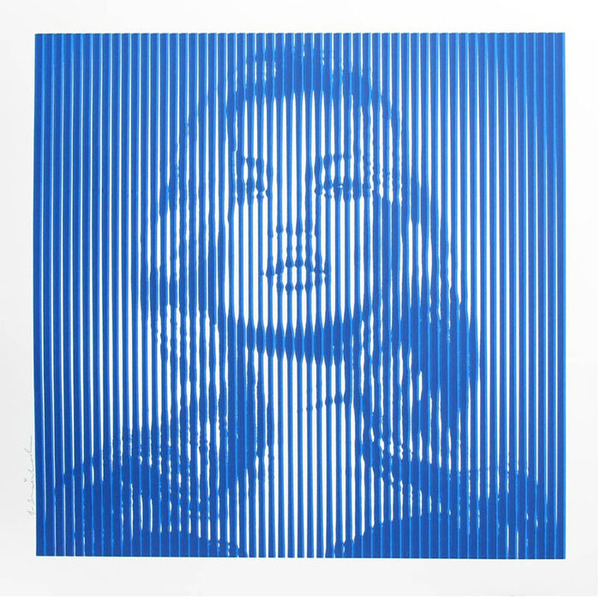 Mr. Brainwash, ‘FAME MOSS (BLUE ON BLUE)’, 2015, Print, Screenprint, Marcel Katz Art