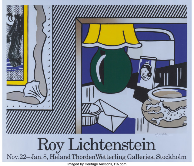 Roy Lichtenstein, ‘Mannheimer Kunstverein and Wetterling Galleries (two exhibition posters)’, 1977, Heritage Auctions