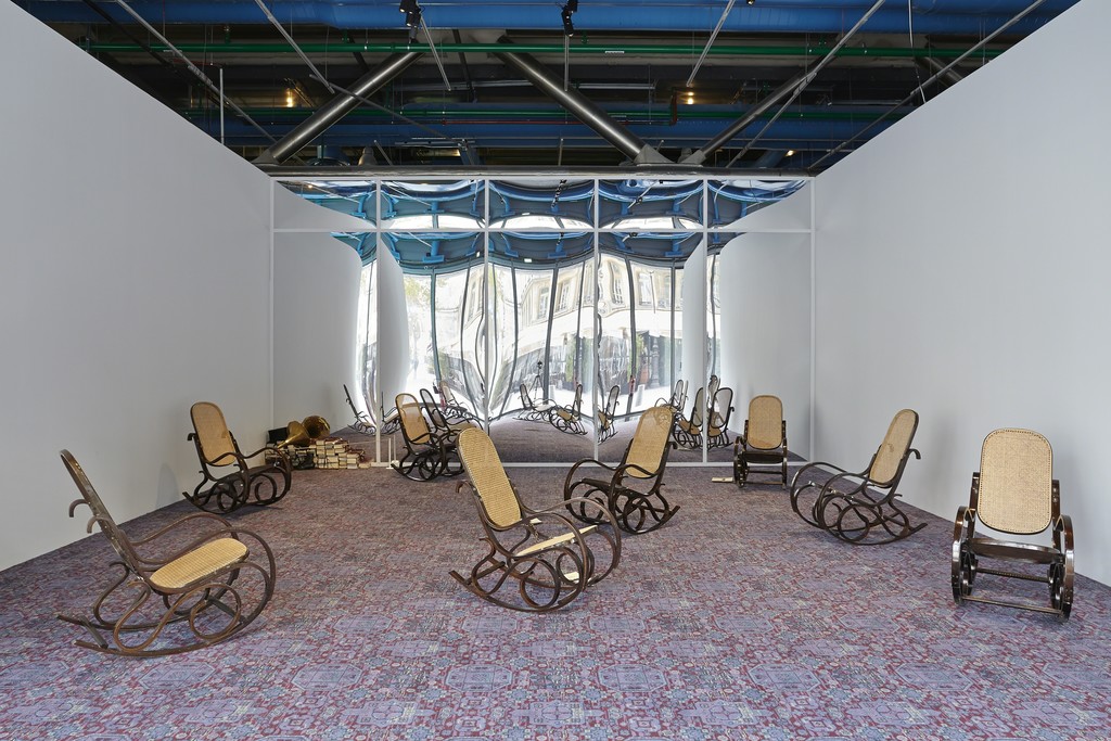 Dominique Gonzalez-Foerster, "Splendide Hotel (annexe)," 2015. Installation view at Centre Pompidou (2015-2016) © Grégoire Vieille © Adagp, Paris 2015
Dominique Gonzalez-Foerster, "Splendide Hotel (annexe)," 2015. Installation view at Centre Pompidou (2015-2016) © Grégoire Vieille © Adagp, Paris 2015
