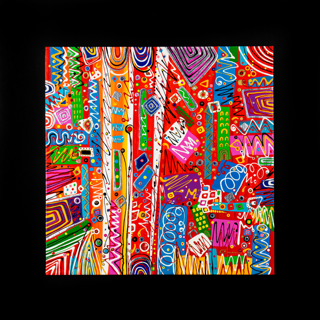 Gladys Colmenares, ‘Pick up’, 2020, Painting, Oil & acrylic on wood, SmART Coast Gallery