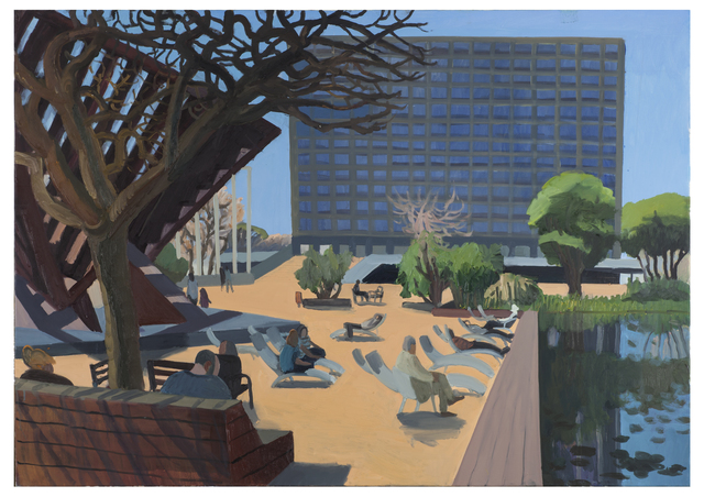 Anna Lukashevsky, ‘Kikar Rabin’, 2016, Painting, Oil on canvas, Rosenfeld Gallery