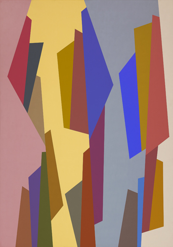 Karl Benjamin, ‘#7,1988’, 1988, Painting, Oil on canvas, Louis Stern Fine Arts