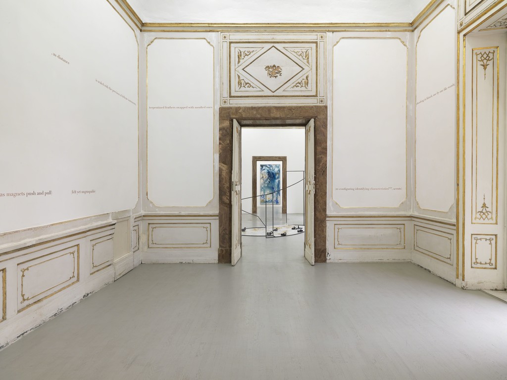 A boat is a floating piece of space, toward the Horizon - Partial view of the exhibition - June 2017 - Galleria Alfonso Artiaco A boat is a floating piece of space, toward the Horizon - Partial view of the exhibition - June 2017 - Galleria Alfonso Artiaco