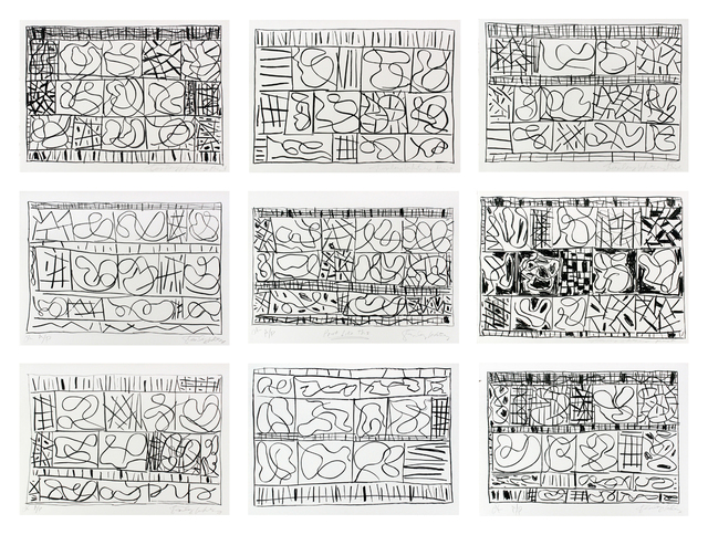 Stanley Whitney, ‘Untitled, suite of nine lithographs’, 2016, Print, Lithography, Hiram Butler Gallery