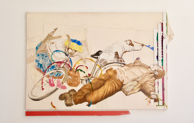 Maurice Thomassen, ‘Peripheral Theatre : Market’, 2011-2019, Mixed Media, Mixed media on canvas, NL=US Art