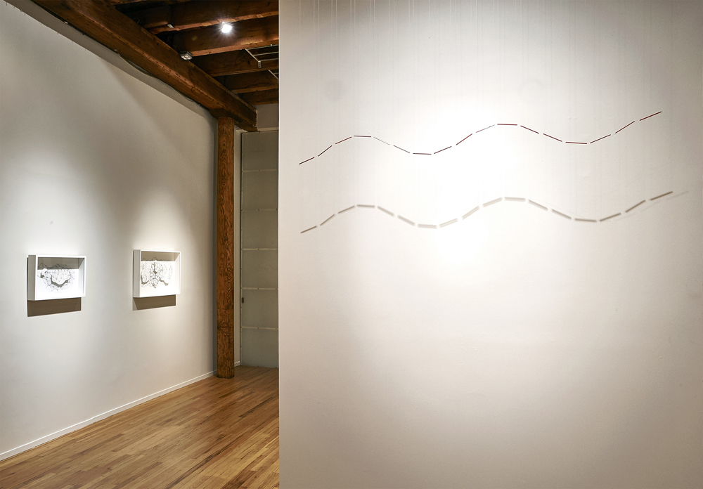 Installation view of "Expanding the Line" at Cecilia de Torres, Ltd., New York, 2017 Installation view of "Expanding the Line" at Cecilia de Torres, Ltd., New York, 2017