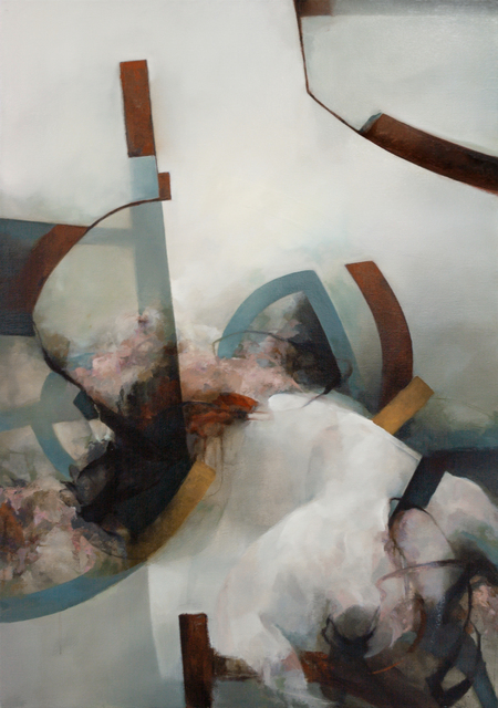 David Mellen, ‘Abstract Oil on Linen: 'Corrida'’, 2021, Painting, Oil on Linen, Ivy Brown Gallery