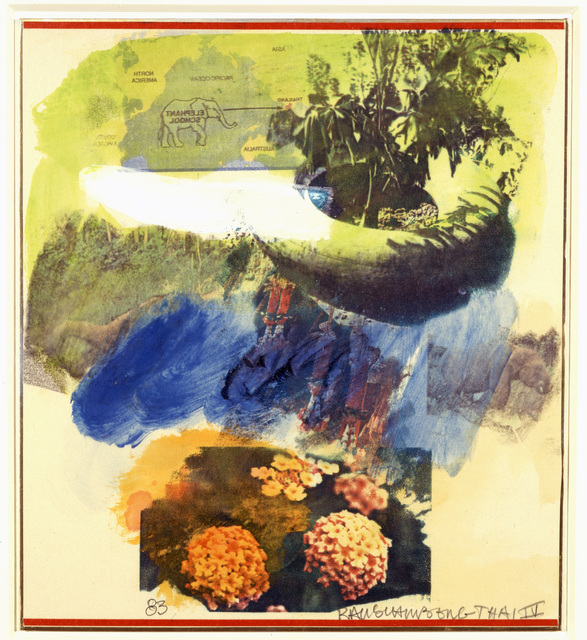 Robert Rauschenberg, ‘Thai IV’, 1983, Academy Art Museum