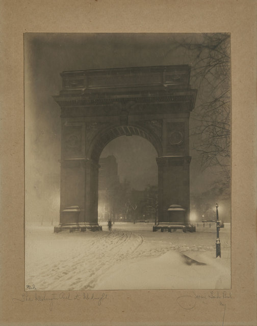 Jessie Tarbox Beals, ‘The Washington Arch at Midnight’, circa 1910, Doyle