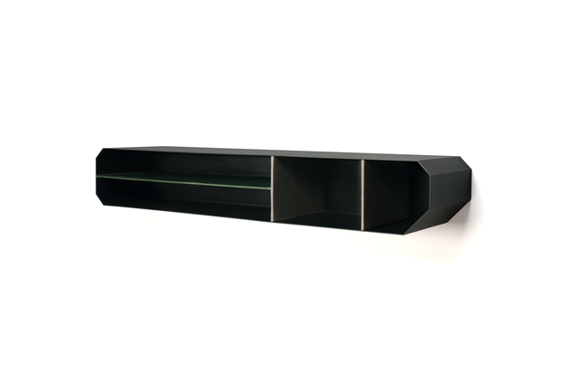 Rich Brilliant Willing, ‘2.62 ft³’, 2011, Design/Decorative Art, Blackened Steel, Leather, Volume Gallery