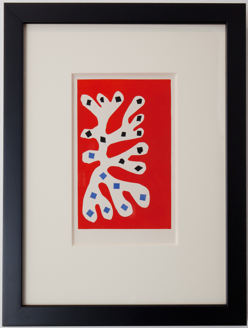 Henri Matisse, ‘Algue blance sur fond rouge’, 1953, Dellasposa