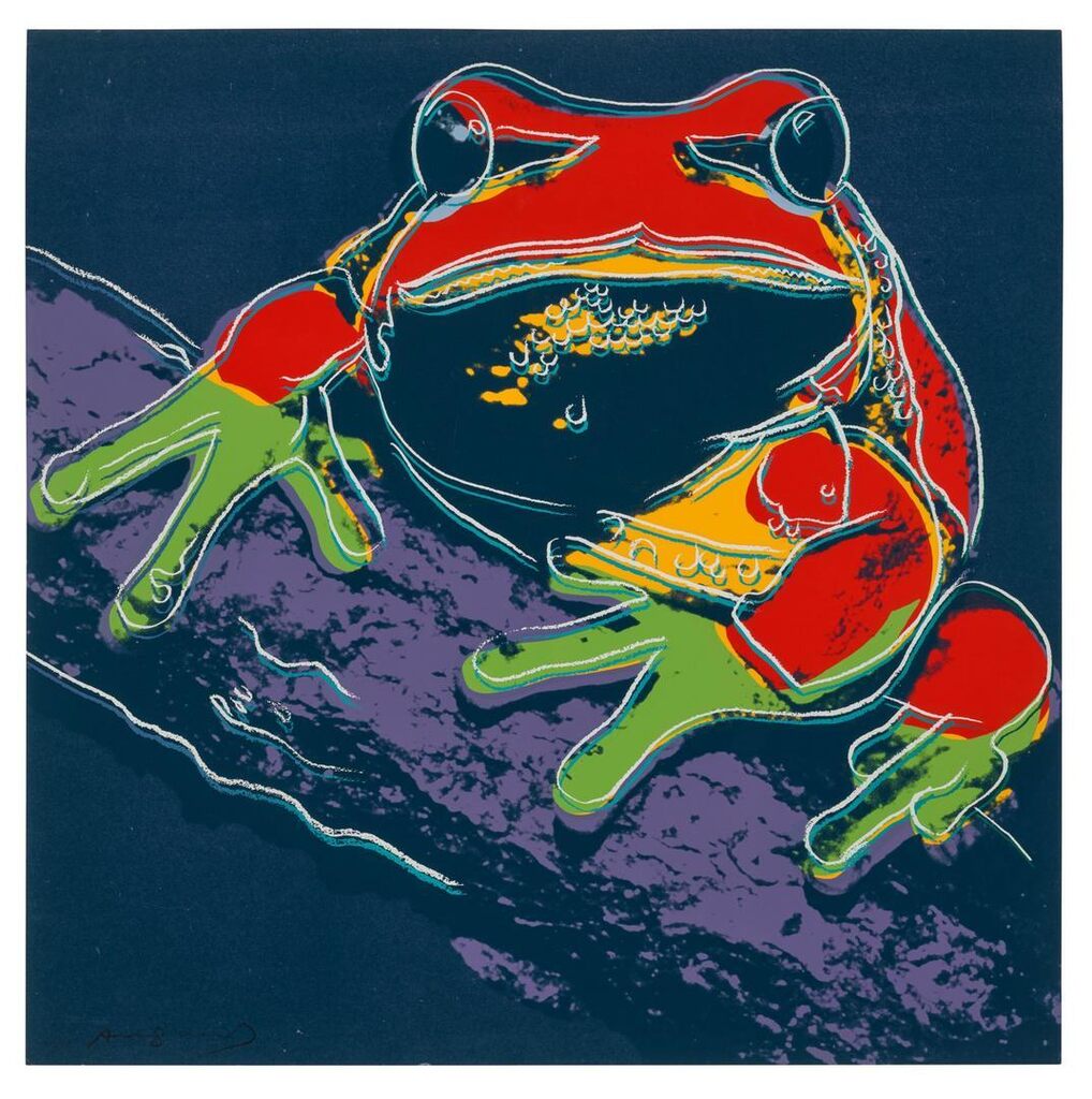 Andy Warhol - Pine Barrens Tree Frog, from Endangered Species