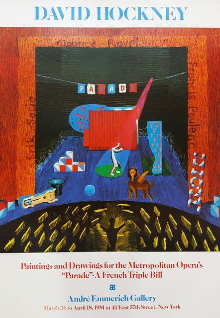 David Hockney, ‘Set for Parade’, 1980, Graves International Art