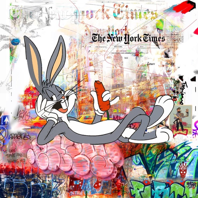 Nelson Fabiano, ‘Bugs Bunny In NYC’, 2015, Eden Fine Art