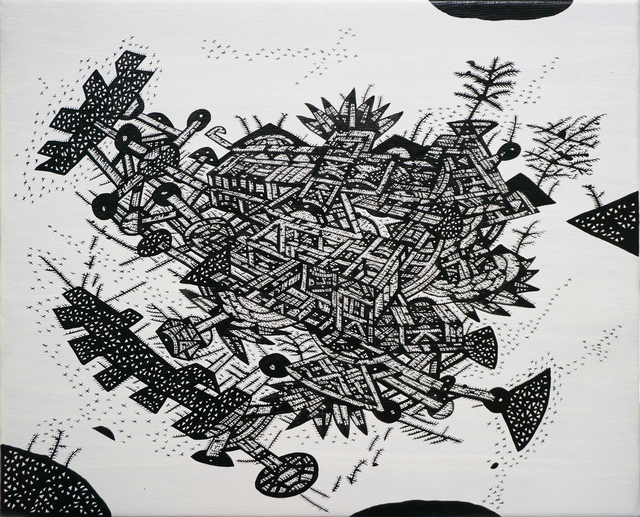 Shu-Kai Lin, ‘Balcony City Civilization-The legendary series No.5’, 2016, Der-Horng Art Gallery