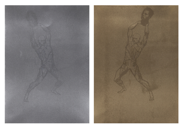 Zhang Ding, ‘Two people attempting to kiss’, 2013, Galerie Krinzinger