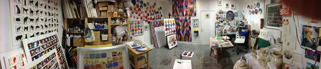 Holly Frean's studio Holly Frean's studio