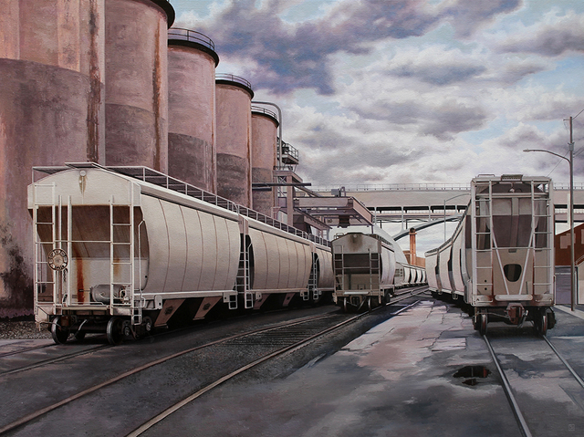 Jessica Hess, ‘PDX Trains’, 2017, Hashimoto Contemporary