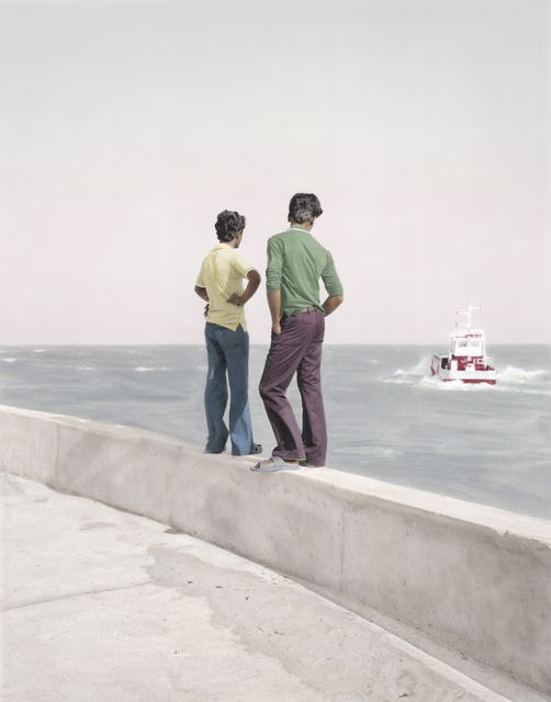 Vasantha Yogananthan, ‘An Ocean of Uncertainty’, 2013, Photography, Black and white c-type print, hand-painted, The Photographers' Gallery | Print Sales