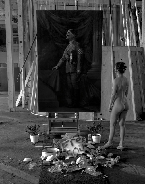 Hank O'Neal, ‘Laura Foreman and Defaced Hitler’, 1981, Upsilon Gallery
