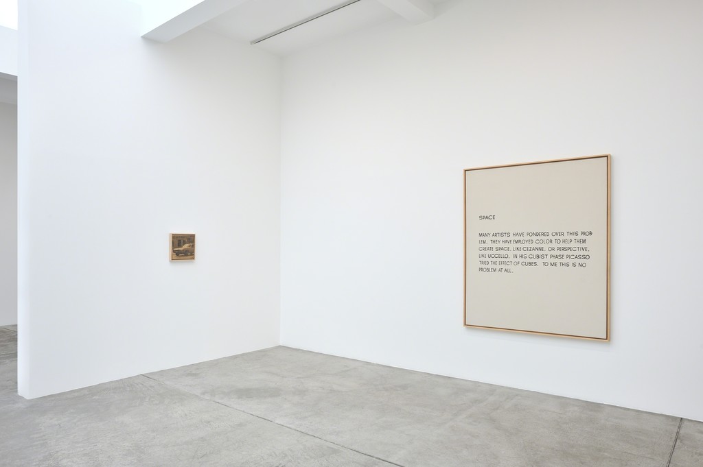 John Baldessari: Early Work, Installation View, Galerie Marian Goodman, Paris, February 28 - April 11, 2015 John Baldessari: Early Work, Installation View, Galerie Marian Goodman, Paris, February 28 - April 11, 2015