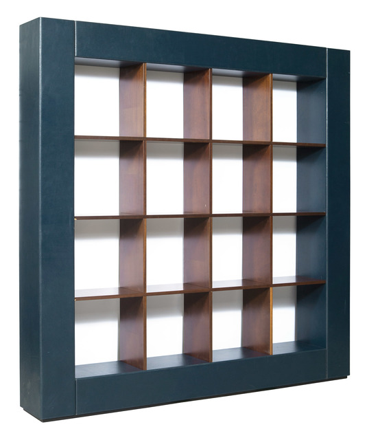 ‘Pierluigi Molinari Leather and Walnut Veneered Loop Bookcase for Pace Collection’, Design/Decorative Art, Doyle