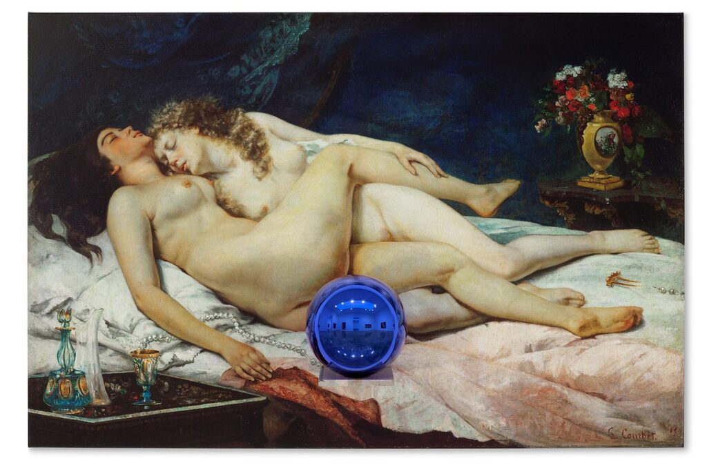 Jeff Koons - Gazing Ball (Courbet Sleep)