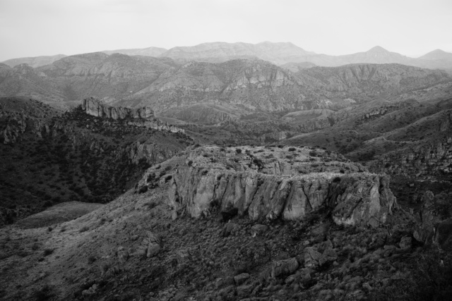Michael Berman, ‘Mesa Rancho Diablo, from Perdido’, 2016, Photography, Carbon pigment print on Kozo paper, Etherton Gallery