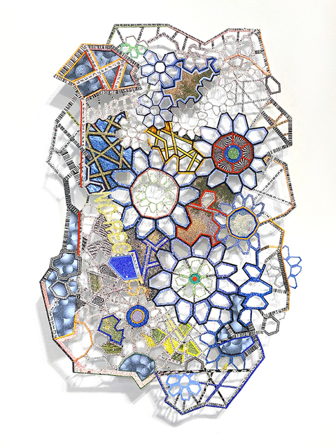 Nancy Baker, ‘Tears’, 2020, Drawing, Collage or other Work on Paper, Painted and printed paper, laser and hand cut, SHIM Art Network