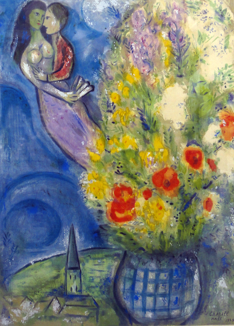 Marc Chagall, ‘Red Poppies’, 1949, Print, Lithograph, New River Fine Art