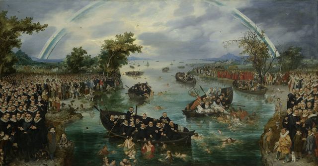 Adriaen Pietersz van de Venne, ‘Fishing for Souls’, 1614, Rijksmuseum