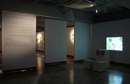 Valéry Grancher, Regression, Exhibition view, Mur Nomade, Hong Kong, 9May-30Jun2015 Valéry Grancher, Regression, Exhibition view, Mur Nomade, Hong Kong, 9May-30Jun2015