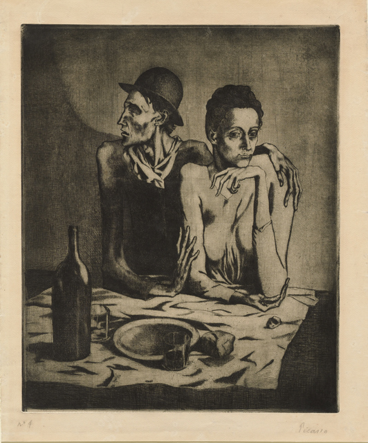 Pablo Picasso, ‘The Frugal Repast’, 1904, Clark Art Institute