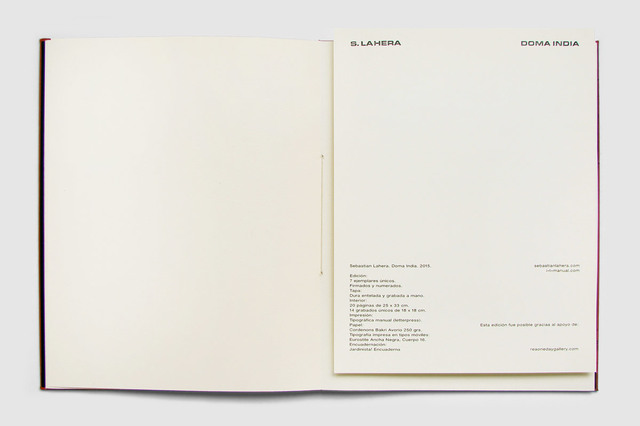 Sebastián Lahera, ‘Doma India’, 2015, REA