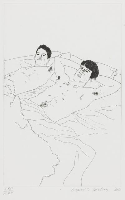 David Hockney, ‘In Despair’, 1966, Print, Etching, Galerie Maximillian