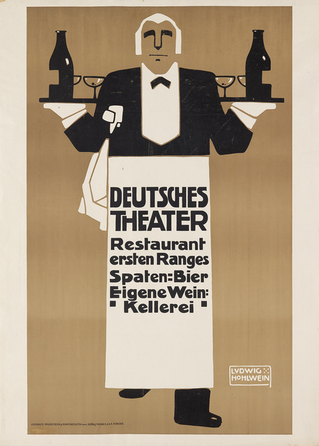 Ludwig Hohlwein, ‘DEUTSCHES THEATER’, 1907, Swann Auction Galleries