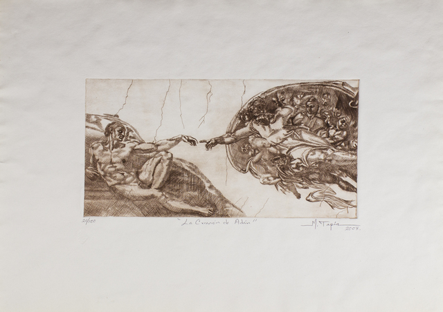 Miguel Angel Tapia, ‘La creación de Adan’, Bernardini Art Gallery & Auction House