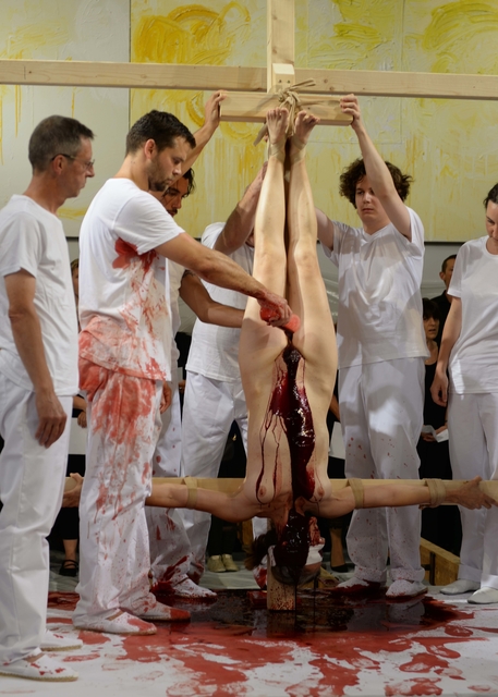Hermann Nitsch, ‘155. Aktion, 1.9.2018, Nitsch Museum Mistelbach, Fotograf: Reinhard Ehn’, 2018, Galerie Elisabeth & Klaus Thoman