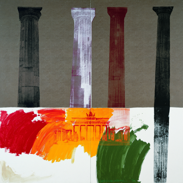 Robert Rauschenberg, ‘Bach’s Rocks (Bachs Steine) / ROCI BERLIN’, 1990, Academy Art Museum