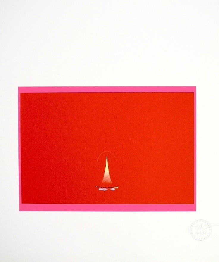 Ching Ho Cheng "The match" , 1979 silkscreen on paper Ching Ho Cheng "The match" , 1979 silkscreen on paper