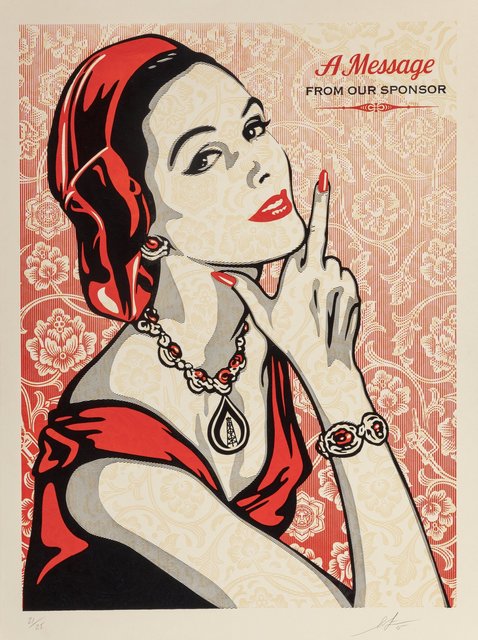 Shepard Fairey, ‘A Message From Our Sponsor’, 2015, Heritage Auctions