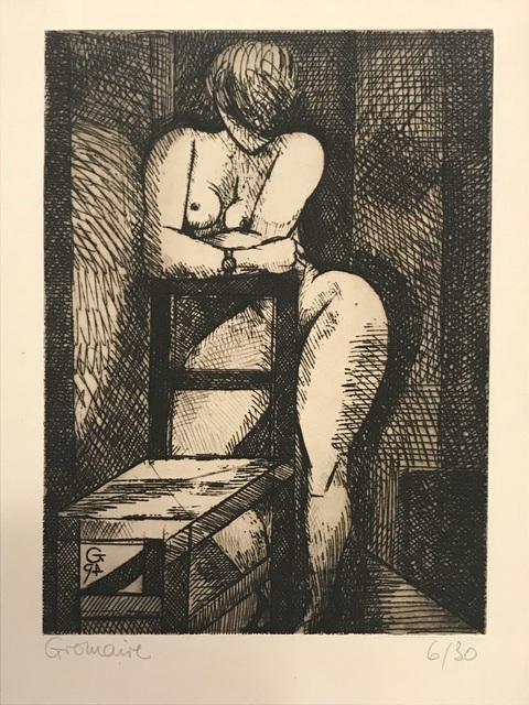 Marcel Gromaire, ‘Nu à la Chaise’, ca. 1930, Wallector