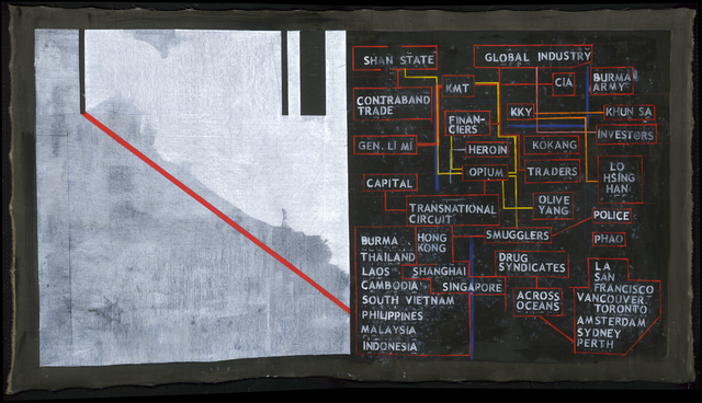 Sawangwongse Yawnghwe, ‘Transnational circuit’, 2018, TKG+