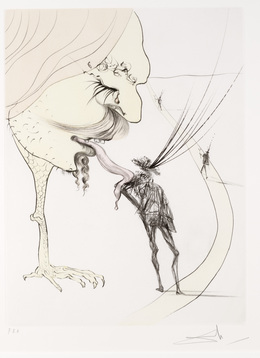 Salvador Dalí, ‘Picasso: Un Billet Pour la Glorie from Apres 50 Ans du Surrealisme’, Dallas Museum of Art