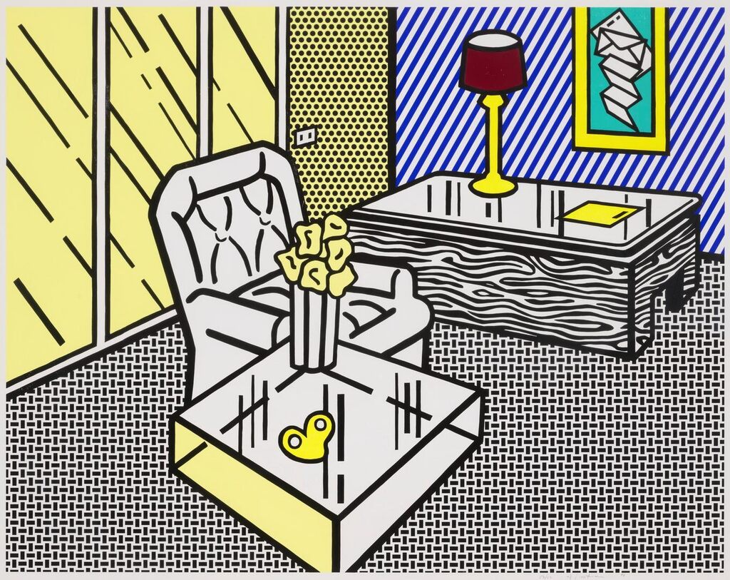 Roy Lichtenstein - The Den, from Interior Series