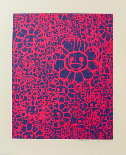 Takashi Murakami, ‘Madsaki Flowers (C Pink)’, 2017, Lougher Contemporary