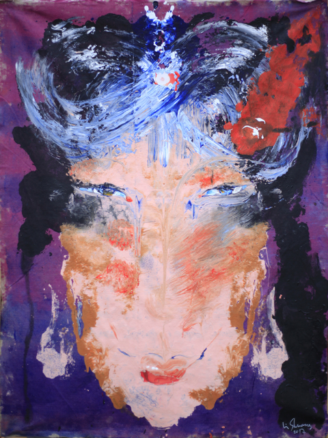 Li Shuang 李爽, ‘Goddess of Time 光陰女神’, 2017, Painting, Acrylic on canvas 丙烯畫布, W.Ming Art