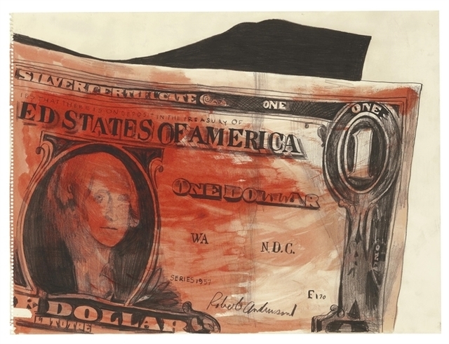 Andy Warhol, ‘One Dollar’, Watercolor and graphite on paper, Christie's