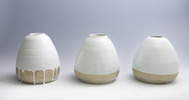 Keiji Ito, ‘White Jar - Set of three’, 1990-1999, Ippodo Gallery